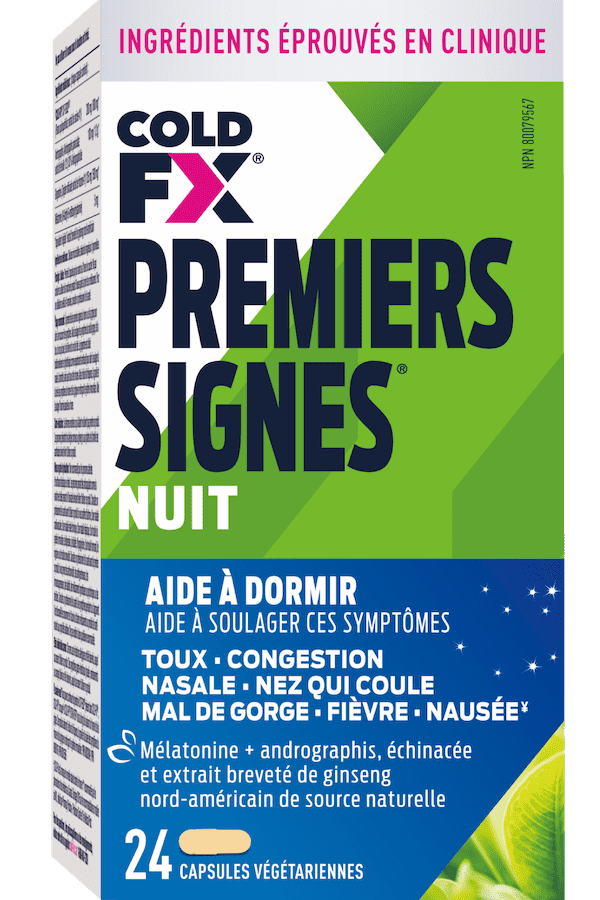 Cold-FX Premiers Signes Nuit, 24 capsules